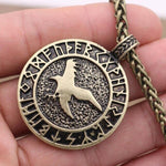 Viking Runic Raven halskæde