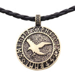 Viking Runic Raven halskæde