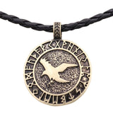 Viking Runic Raven halskæde