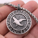 Viking Runic Raven halskæde
