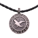 Viking Runic Raven halskæde