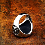 Viking ulvepote ring stål