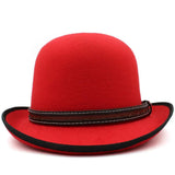 Vintage bowlerhat Rød