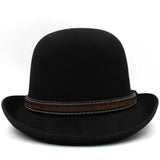 Vintage bowlerhat Sort