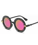 Vintage designer solbriller Sort og pink