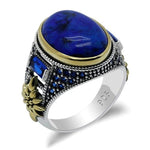 Vintage lapis lazuli ring