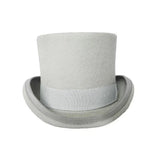 Vintage-stil Høj hat Lysegrå / S (54-55 cm)