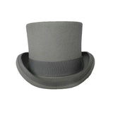 Vintage-stil Høj hat Grå / S (54-55 cm)