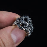 Yggdrasil sølv ring