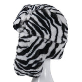 Zebramønstret pelshue Standardtitel